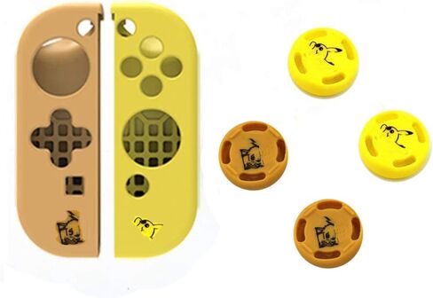 Silicone Non-Slip Cap Case Thumb Grips Cover Analog Thumb Stick Joystick Button Cap Handle Button Caps for Nintendo Switch Joy-con (4PCS Rocker Cap) in Kuwait