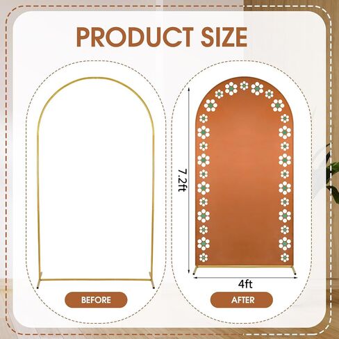 المكسيكي Talavera Arch Stand Covers Wedding Cielito Lindo Backdrop Round Top Arch Cover Fabric for Mexico Party Baby Shower Stand Decoration 4 × 7ft in Kuwait