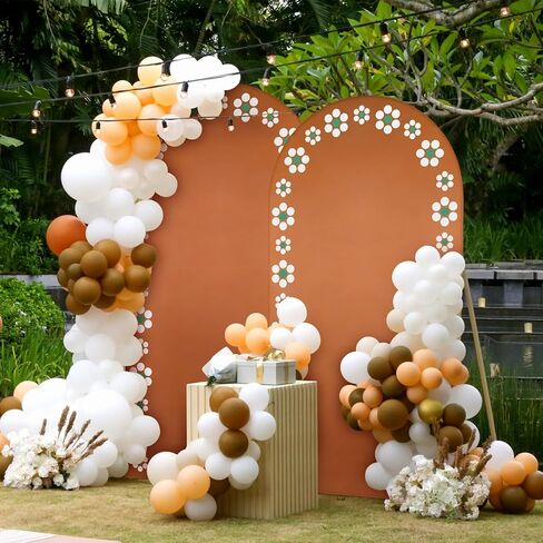 المكسيكي Talavera Arch Stand Covers Wedding Cielito Lindo Backdrop Round Top Arch Cover Fabric for Mexico Party Baby Shower Stand Decoration 4 × 7ft in Kuwait