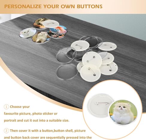 Button Maker Machine,Badge Maker for Kids,with 48 pcs Button Parts Pictures Circle Cutter,55mm(2.16 inch) DIY Pin Button Maker Press Machine Badge Punch Kit for DIY Gifts and Christmas in Saudi Arabia