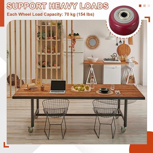 Meccanixity Push Cart Wheels استبدال العجلات النايلون المتداول مع تجويف لشاحنات منصة الأثاث شاحنات التسوق in Saudi Arabia