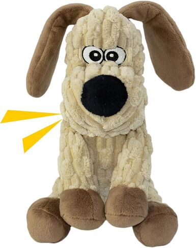 3Pack Squeaky Stuffed Dog Toys- Indoor&Outdoor Playing Toys for Large to Small, Durable Plush Toys to Keep Them Busy- Animal Shape Crinkle Toy in Saudi Arabia