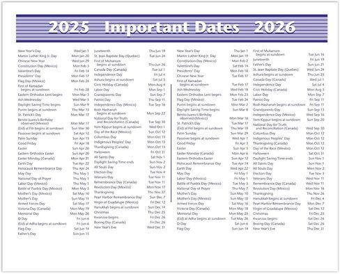 AT-A-GLANCE 2026 Desk Calendar and Base, Weekly, 5.5" x 7", Flip-A-Week (SW700X0026) in Saudi Arabia