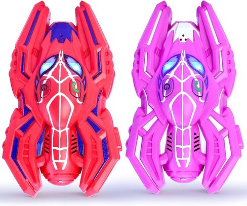 Spiders Walkie Talkies for Boys Toys, Toddlers Age 3-8 Year Old 2 Pack Camping Gear Outdoor Hiking Toys,Long Range Radio Walkie Talkies for 3 4 5 6 7 8 9 10 Year Old Kids Birthday Gifts (red+Black) in Saudi Arabia