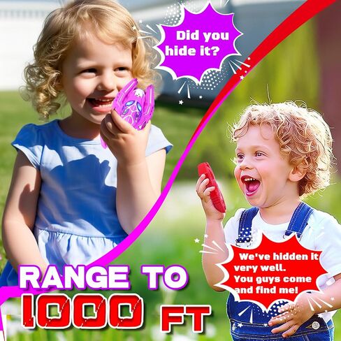 Spiders Walkie Talkies for Boys Toys, Toddlers Age 3-8 Year Old 2 Pack Camping Gear Outdoor Hiking Toys,Long Range Radio Walkie Talkies for 3 4 5 6 7 8 9 10 Year Old Kids Birthday Gifts (red+Black) in Saudi Arabia