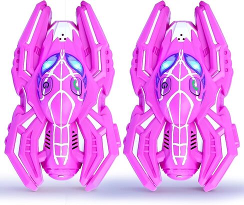 Spiders Walkie Talkies for Boys Toys, Toddlers Age 3-8 Year Old 2 Pack Camping Gear Outdoor Hiking Toys,Long Range Radio Walkie Talkies for 3 4 5 6 7 8 9 10 Year Old Kids Birthday Gifts (red+Black) in Saudi Arabia