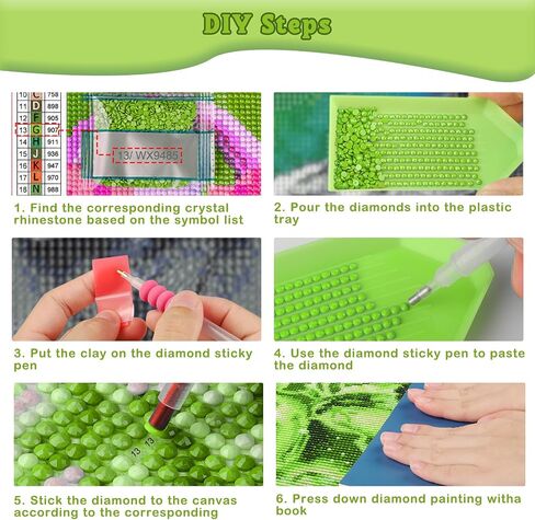 مجموعات فنية الماس المتقاطع للبالغين ، مجموعات الطلاء من الماس 5D للمبتدئين DIY مثقاب كامل الماس صور ، صور فنية الماس GEM ART DIY مجموعة للديكور المنزلي هدية 12x16inch in Saudi Arabia