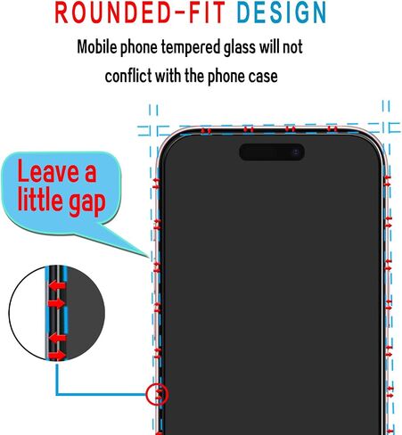 SLANKU [3 حزمة شاشة الحزمة لزجاج iPhone 16E ، لا توجد فقاعات ، مضادة للخدش ، ودية للحالة ، وسهلة التثبيت in Kuwait