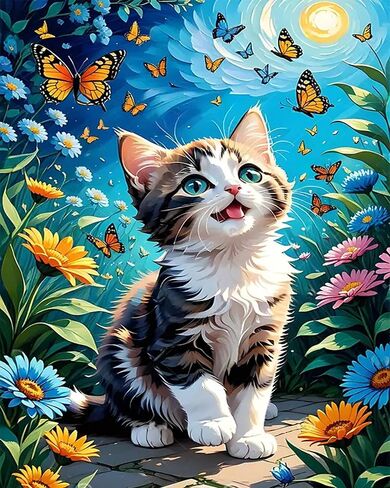 Zythron Flowers Paint by Numbers Kit for Adults - Flowers Vase in a Window Paint by Number on Canvas, Without Frame DIY Acrylic Canvas Painting for Adults Beginners Art Crafts (16x16 Inch) in Saudi Arabia