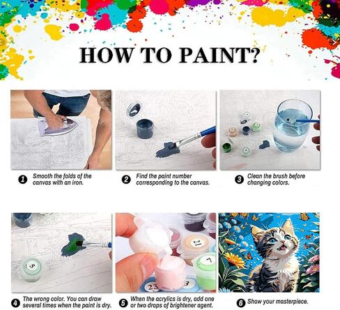 Zythron Flowers Paint by Numbers Kit for Adults - Flowers Vase in a Window Paint by Number on Canvas, Without Frame DIY Acrylic Canvas Painting for Adults Beginners Art Crafts (16x16 Inch) in Saudi Arabia
