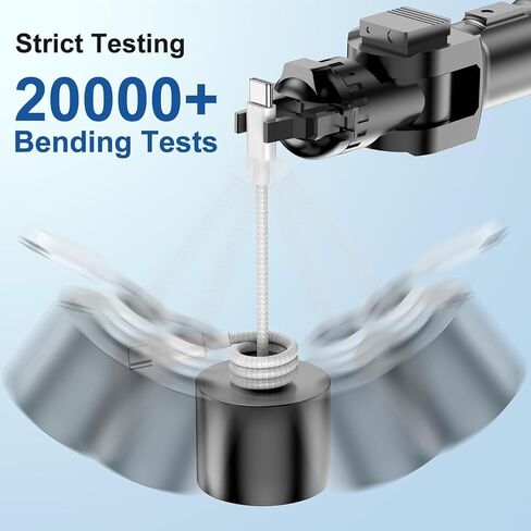 2 في 1 USB C إلى USB C/Cable Lightning 10ft ، Type T Type C عدة موصلات متعددة سلك الشاحن السريع العالمي لـ Apple iPhone 16/15 Pro Max/15 Pro/14 Pro Max/14 Pro/13/11 in Kuwait