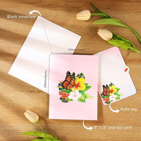 Cardinal Couple Pop Up Mothers Day Card, 3D Love Birds Anniversary Cards, Ideal Gift for Birthday, Wedding, Valentines, Mothers Day All Occasion for Wife, Her, Husband, Wife, Him, Boyfriend,Girlfriend in Kuwait