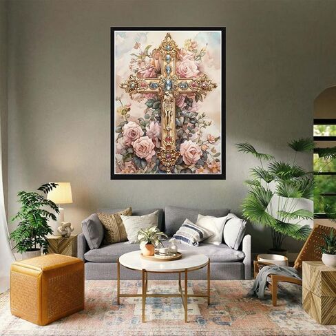 VAIIEYO 5D DIY Diamond Art Kits for Adults Sunflower, Diamond Art Flowerpot Butterfly, Diamond Painting Kits Full Drill Round Rhinestone Craft Canvas for Home Wall Decor Gift 14x14 inch in Saudi Arabia