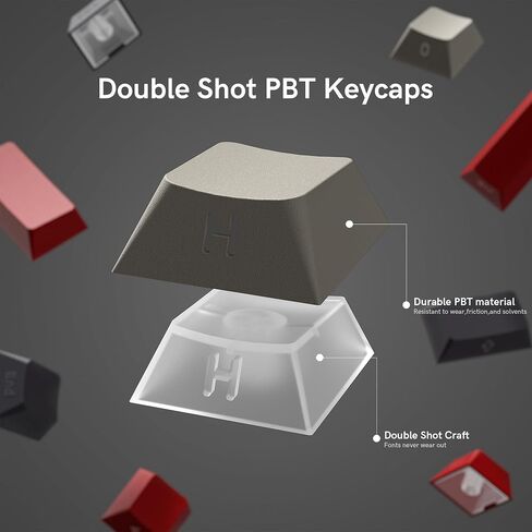 تألق من خلال Keycaps 60 65 75 100 ٪ ، Keycaps Cherry 136 Keys PBT PBT تسامي مفاتيح مفاتيح مفاتيح مخصصة تم تعيينها للوحة المفاتيح الميكانيكية 61/64/75/84/87/104/108 تخطيط مع مجتذب المفاتيح (نمط الخشب) in Saudi Arabia