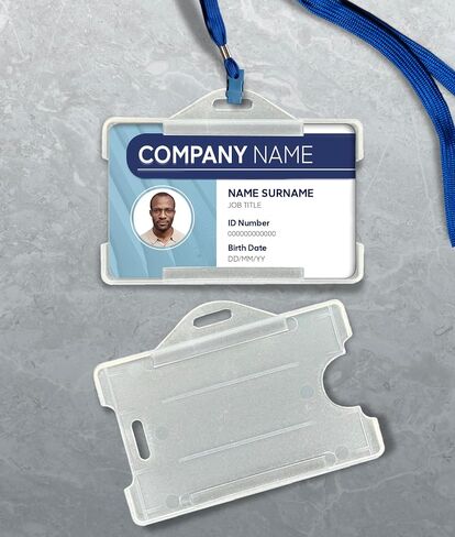 2 Pack - Molin Open Face Card Holder ID Card Holder Badge Holder in Saudi Arabia