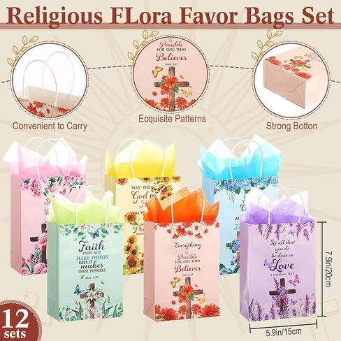 54pcs Christian Gifts Set Bulk Bible Notebook Notepads Motivational Scripture Ballpoint Pen Makeup Bags Bracelet Keychain Paper Bag Bookmark for Women Easter Mother's Day Church Supplies in Saudi Arabia