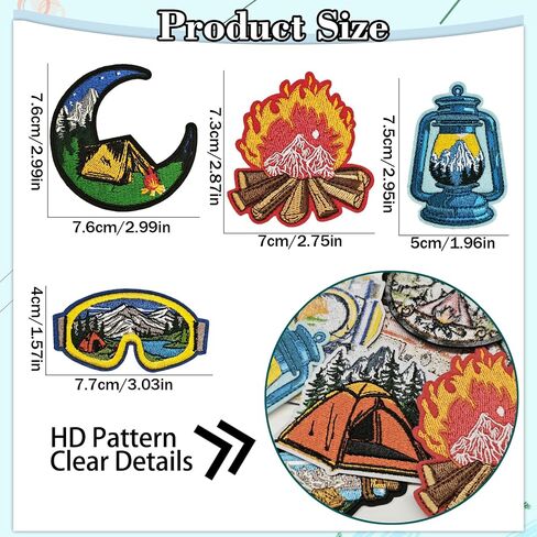 15 Pieces Rainbow Color Iron on Patches, Cute Pride Embroidered Repair Decoractive Patches Kit for Clothing Backpack Jackets Hats Jeans Shirt DIY Craft Decorations in Saudi Arabia