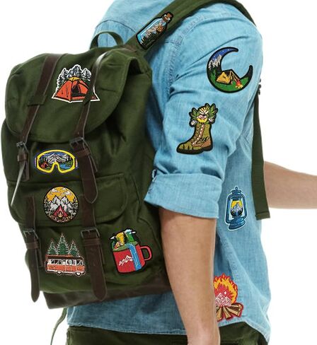 15 Pieces Rainbow Color Iron on Patches, Cute Pride Embroidered Repair Decoractive Patches Kit for Clothing Backpack Jackets Hats Jeans Shirt DIY Craft Decorations in Saudi Arabia