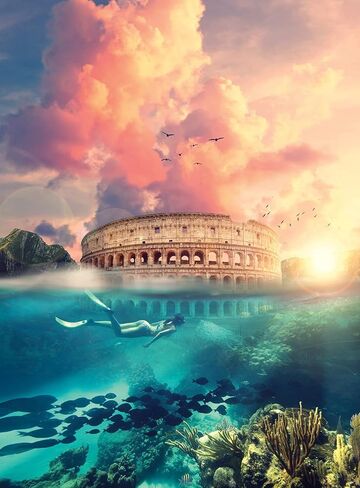 Buffalo Games - Kyle Huber - Santa Monica Pier - 300 Piece Jigsaw Puzzle for Adults -Challenging Puzzle Perfect for Game Nights - Finished Size is 21.25 x 15.00 in Saudi Arabia