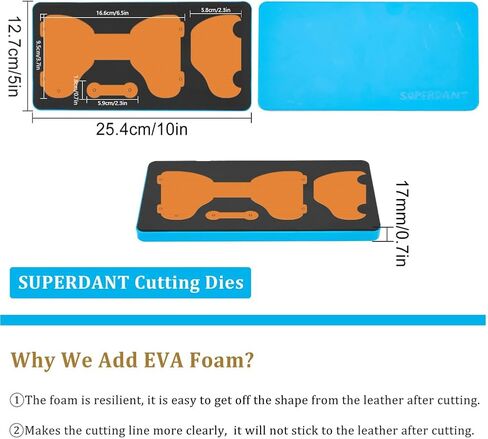 SUPERDANT Leather Notebook Pen Holder Cutting Dies Pencil Holder Die Cutter DIY Crafts Wooden Cutting Dies Pencil Sleeve Case Pouch Dies for Journals Planners Books Pen Bag Protective Sleeve Cover in Saudi Arabia