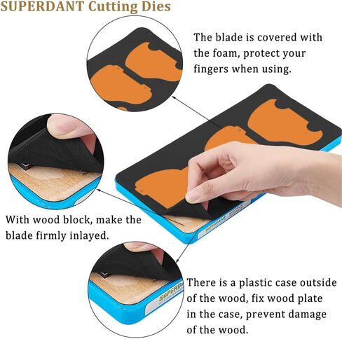 SUPERDANT Leather Notebook Pen Holder Cutting Dies Pencil Holder Die Cutter DIY Crafts Wooden Cutting Dies Pencil Sleeve Case Pouch Dies for Journals Planners Books Pen Bag Protective Sleeve Cover in Saudi Arabia