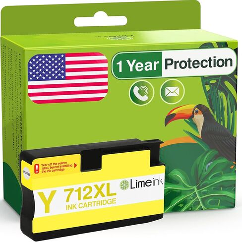 Limeink Compatible Ink Cartridge Replacement for HP 712 Ink Cartridges 712XL for HP DesignJet T650 T630 T230 T210 Studio Plotter Printers 712 XL - 1 Pack Cyan in Saudi Arabia