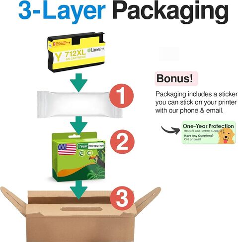 Limeink Compatible Ink Cartridge Replacement for HP 712 Ink Cartridges 712XL for HP DesignJet T650 T630 T230 T210 Studio Plotter Printers 712 XL - 1 Pack Cyan in Saudi Arabia
