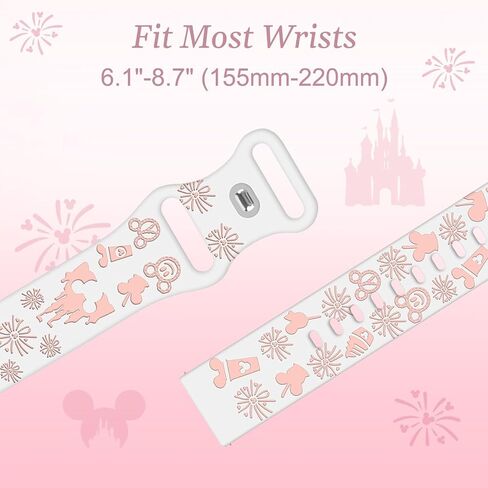 2 Pack Cute Cartoon Engraved Bands for Samsung Galaxy Watch 20MM in Saudi Arabia