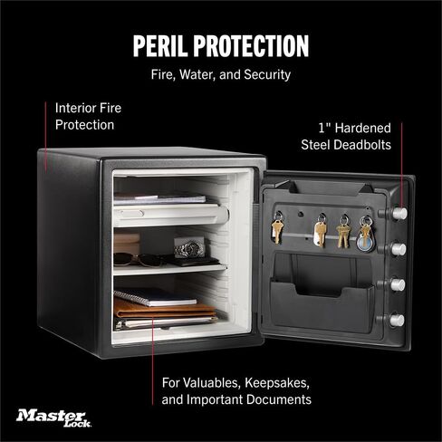 Master Lock Black Premium Fireproof Safe with Digital Keypad, STW082GTC in Saudi Arabia