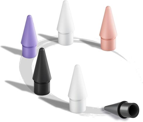 Replacement Tips for Apple Pencil 2nd Gen/1st Gen/USB-C/Apple Pencil Pro Generation, Exact Match to Apple Pen Nibs, Pink, 6 Pack in Kuwait