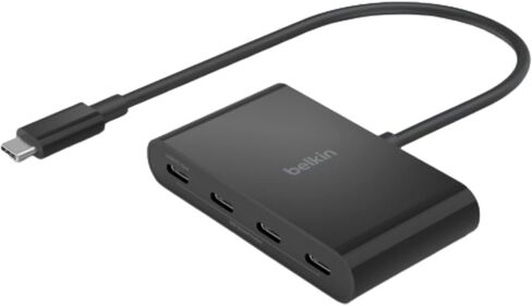 Belkin USB-C Hub, 5-in-1 Multiport Adapter - USB-C Docking Station with 4K HDMI, 2 x USB-A Ports, SD Card Slot, & MicroSD Card Slot for MacBook Pro, Air, iPad Pro, XPS, and More in Saudi Arabia