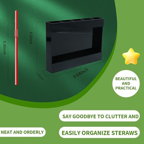Straw Storage Container Organizer for Drinking Straws in Saudi Arabia