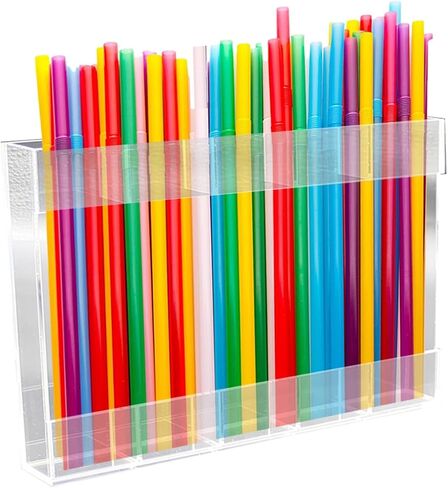Straw Storage Container Organizer for Drinking Straws in Saudi Arabia