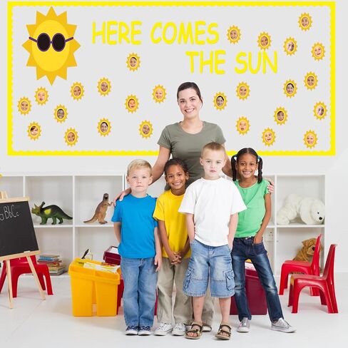 Fuutreo 98 Pcs Summer Bee Bulletin Board Classroom Decoration Welcome to Our Hive The Best Place to Bee Cutouts Mask with 200 Adhesive Points for School Chalkboard Wall Door Home Decor in Saudi Arabia