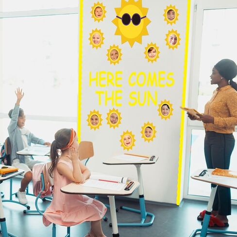Fuutreo 98 Pcs Summer Bee Bulletin Board Classroom Decoration Welcome to Our Hive The Best Place to Bee Cutouts Mask with 200 Adhesive Points for School Chalkboard Wall Door Home Decor in Saudi Arabia