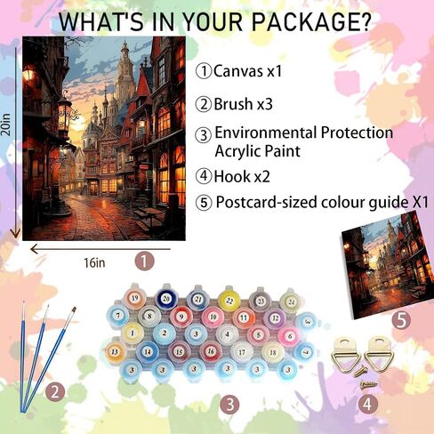 Arttoplus Butterfly Paint by Number Adult-Flower DIY Paint by Numbers for Adults, Butterfly Acrylic Oil Painting Kits for Home Wall Decor 16x20 Inch in Saudi Arabia