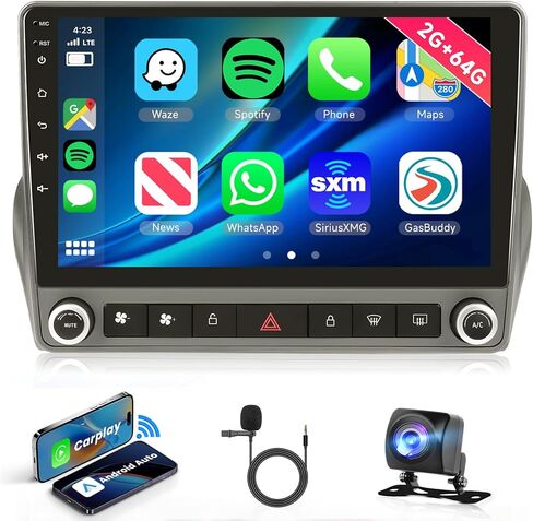 [8 Core 4G+64G] لراديو CHEVROLET CHEVY CAMARO 2010-2015 مع CARPLAY/Android AUTO ، 9 بوصة Android 13 IPS شاشة الشاشة ستيريو ، بلوتوث ، GPS NAVI ، WIFI ، SWC ، كاميرا احتياطية in Kuwait