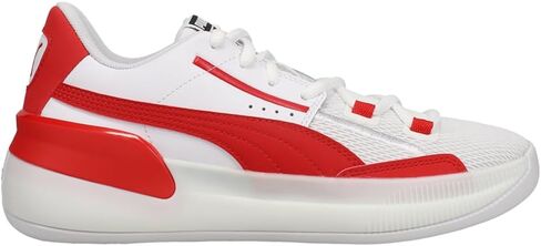 حذاء رياضي لكرة السلة للرجال من PUMA Clyde Hardwood Team، كاجوال - أحمر in Saudi Arabia