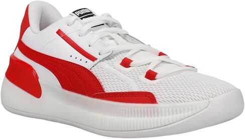 حذاء رياضي لكرة السلة للرجال من PUMA Clyde Hardwood Team، كاجوال - أحمر in Saudi Arabia