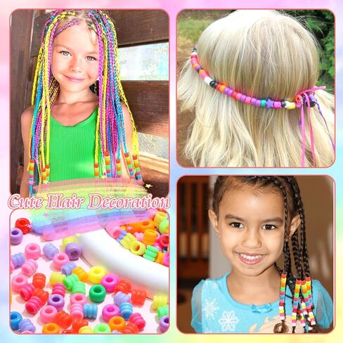 60pcs Dreadlock Beads حبات المهر القماش المهر للموظفين ملحقات ملونة مختلطة ضفائر in Kuwait