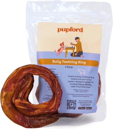 حلقات عصا بوبفورد الفتوة للجرو والكلاب ، وعلاج اللحم البقري المضغ ، 8 عبوات in Kuwait