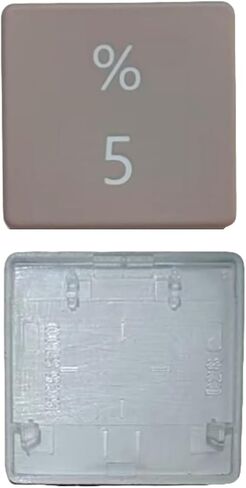 استبدال Digital 5 Keycap Keys and Hinges متوافقة مع الكمبيوتر المحمول السطحي 3/4/5 13.5/15inch 1867 1868 1872 1873 1950 1951 1952 1953 لوحة المفاتيح 5 مفتاح (أسود) in Kuwait