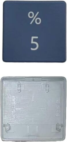 استبدال Digital 5 Keycap Keys and Hinges متوافقة مع الكمبيوتر المحمول السطحي 3/4/5 13.5/15inch 1867 1868 1872 1873 1950 1951 1952 1953 لوحة المفاتيح 5 مفتاح (أسود) in Kuwait