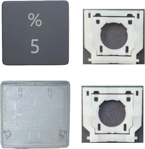 استبدال Digital 5 Keycap Keys and Hinges متوافقة مع الكمبيوتر المحمول السطحي 3/4/5 13.5/15inch 1867 1868 1872 1873 1950 1951 1952 1953 لوحة المفاتيح 5 مفتاح (أسود) in Kuwait