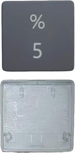 استبدال Digital 5 Keycap Keys and Hinges متوافقة مع الكمبيوتر المحمول السطحي 3/4/5 13.5/15inch 1867 1868 1872 1873 1950 1951 1952 1953 لوحة المفاتيح 5 مفتاح (أسود) in Kuwait