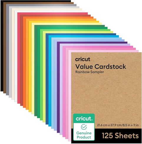 Cricut Value Cardstock Paper, Botanical Sampler - 80 sheets (8.5" x 11") - Compatible with Joy Xtra, Explore, & Maker Machines - Letter Size in Saudi Arabia