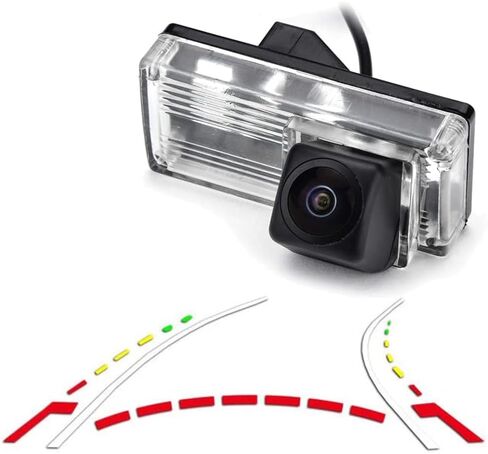 Vlicevrn HD Golden Fisheye Vehicle Car Rear View Camera Fixed Parking Line Night Vision Backup Parking Camera for Toyota REIZ 4D MK1 / Mark X 4D MK1 / Prius/Land Cruiser LC100 LC120 LC200/Prado in Kuwait