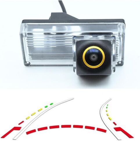 Vlicevrn HD Golden Fisheye Vehicle Car Rear View Camera Fixed Parking Line Night Vision Backup Parking Camera for Toyota REIZ 4D MK1 / Mark X 4D MK1 / Prius/Land Cruiser LC100 LC120 LC200/Prado in Kuwait