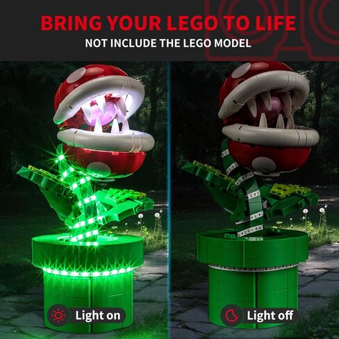 BRIKSMAX Led Lighting Kit for Lego-71426 Piranha Plant - Compatible with Lego Super Mario Building Set- Not Include Lego Set in Saudi Arabia