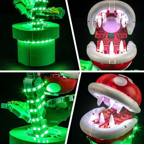 BRIKSMAX Led Lighting Kit for Lego-71426 Piranha Plant - Compatible with Lego Super Mario Building Set- Not Include Lego Set in Saudi Arabia